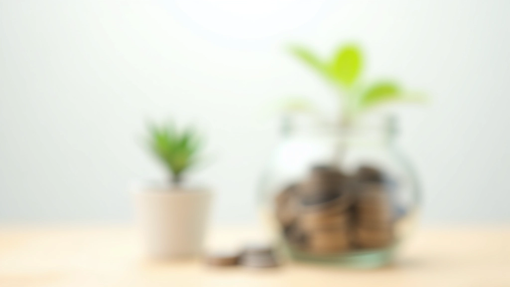 Frasco transparente cheio de moedas e notas, simbolizando poupança e crescimento financeiro