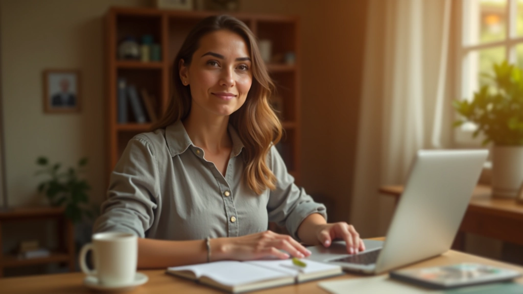 Pessoa a estudar finanças pessoais
